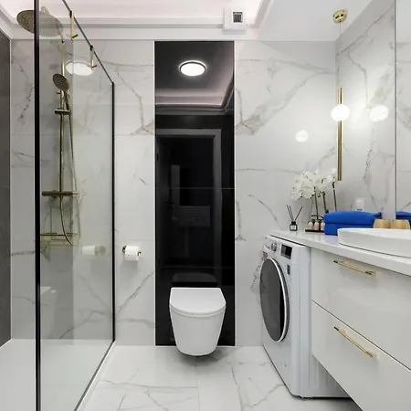 Апартаменты Baltini Premium Kasprowicza 20 A-b Z Basenem, Saunami I Jacuzzi Колобжег